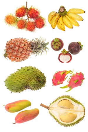Assortment Of Tropical Fruits  の写真素材