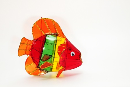Colorful Fish Chinese Lanternの写真素材