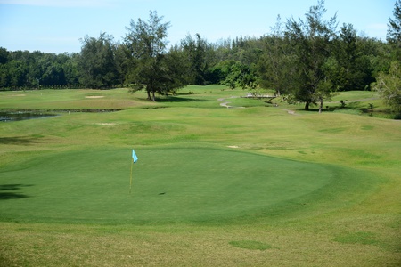 Golf Course With Putting Greenの写真素材