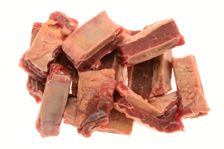 Freshly Cut Beef Ribsの写真素材