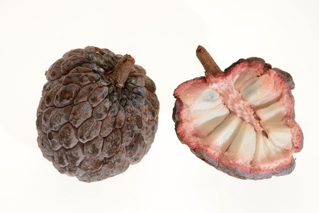 Custard Apple With Sectional Viewの写真素材