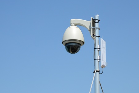 Dome Shape Outdoor CCTV Cameraの写真素材