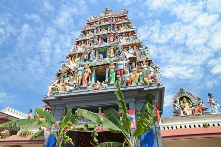 Sri Mariamman Hindu Temple Of Singaporeの写真素材