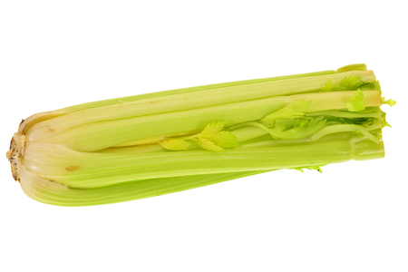 Green Celery Isolated On White Backgroundの写真素材