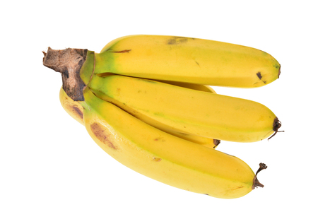 Ripe Banana Isolated On White Backgroundの写真素材
