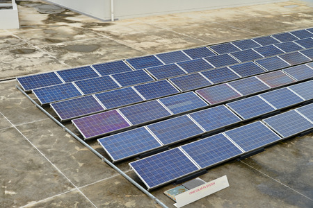 Solar Panels Installation On Roof Topの写真素材