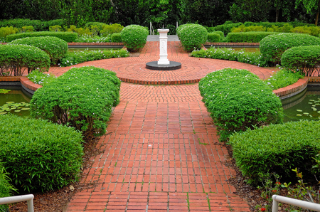 Landscape Garden At Singapore Botanic Gardenの写真素材