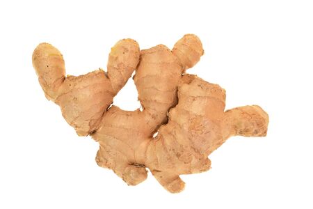 Ginger Root Isolated On White Backgroundの写真素材