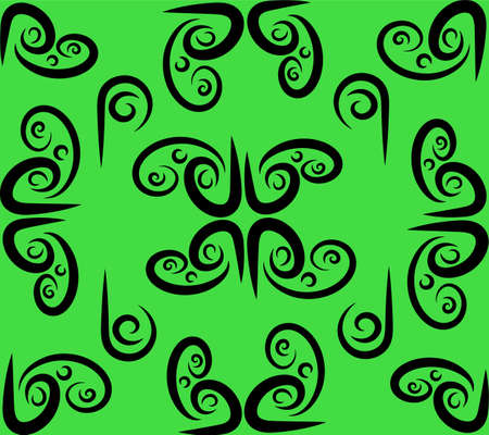 Vector Seamless Pattern With Original Design. のイラスト素材