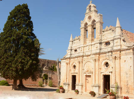 Beautiful Monastery Arkadi, Crete Moni Arkadiouの写真素材