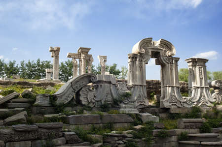 The imperial Gardens is built in the 18th century by emperors of the Qing dynasty の写真素材