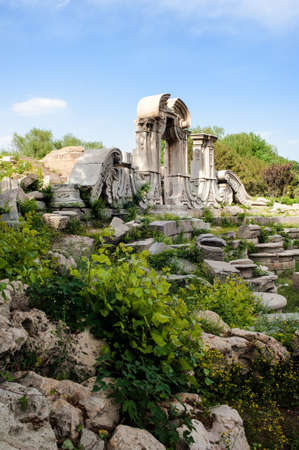 The imperial gardens is built in the 18th century by emperors of the Qing dynasty のeditorial素材
