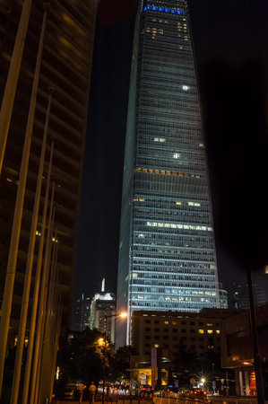 Skyscraper in the night