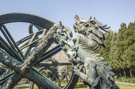 Beijing Ancient observatory built in Ming dynasty (1442), the National Astronomical Observatories of...