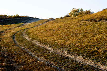 Road in countrysideの写真素材