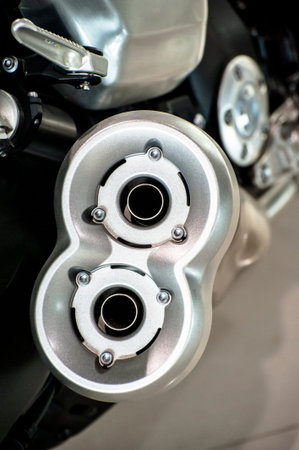 The engine of motorcycle