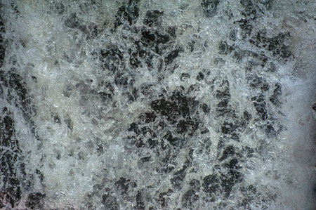 Stream photoed with the high speed shutter