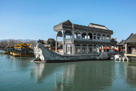 Marble Boat in Summer Palaceのeditorial素材