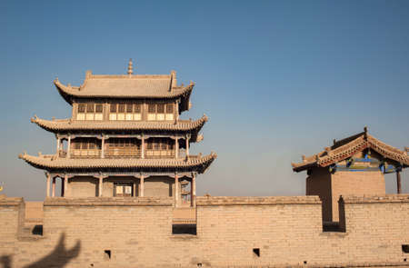 Jiayuguan Castle, Gansu Chinaのeditorial素材