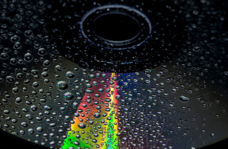 colorfull bubbles on compact