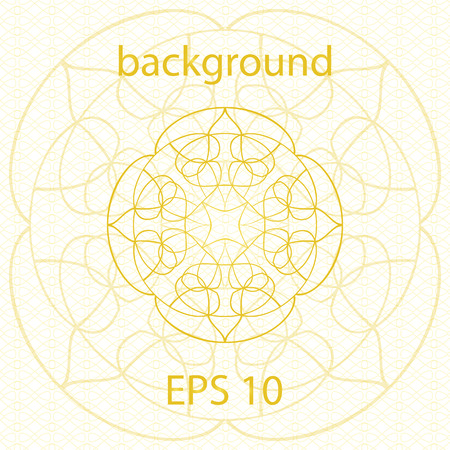 Ornamental lace patternのイラスト素材