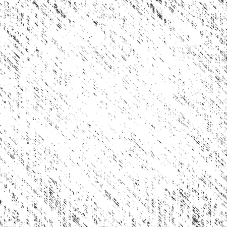 A Vector square scratched abstract grunge background of black spots on a white backdrop. Simulation of a plurality of diagonal and longitudinal scratches on the wall.のイラスト素材