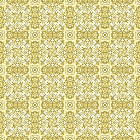 Vector seamless pattern in ethnic greek style.のイラスト素材
