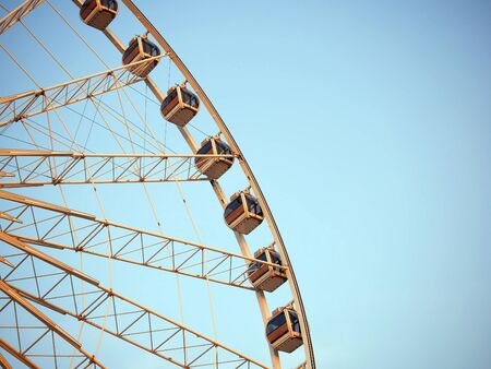 Part of ferris wheelの写真素材