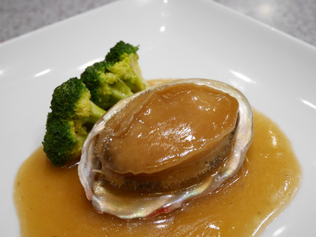 Chinese abalone dishの写真素材