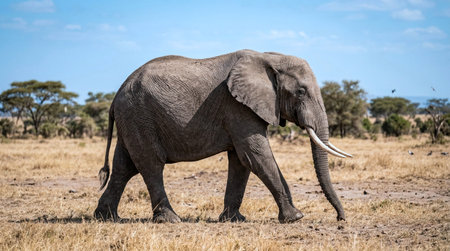 African elephant in Chobe National Park, Botswana, Africa.