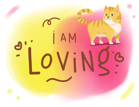 Handwrite Illustration - Kids inspirational wordの写真素材