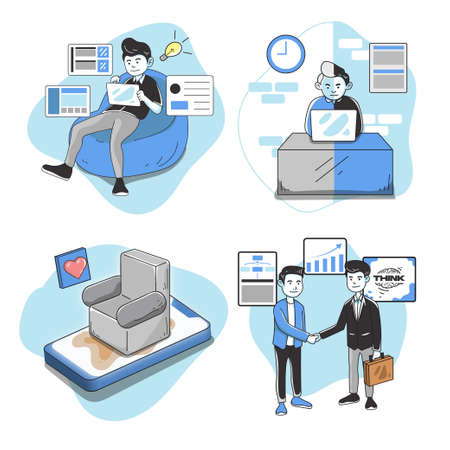 Management Illustrationのイラスト素材