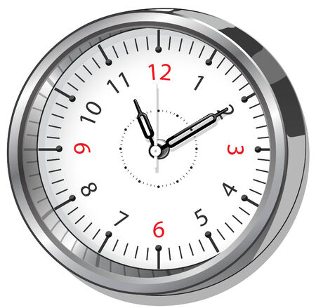 Vector illustration of the office clockのイラスト素材