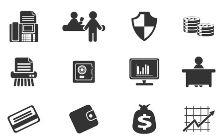 Finance Iconsのイラスト素材