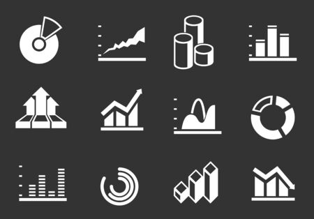 information graphic. simply symbol for web iconsのイラスト素材
