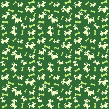 Animals pattern simple seamless vector pattern, vector backgroundのイラスト素材