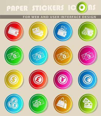 marketing and e-commerce icons for web and user interfaceのイラスト素材