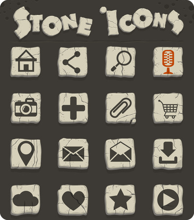 user interface web icons for user interface designのイラスト素材