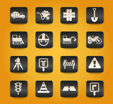 robots web icons for user interface designのイラスト素材