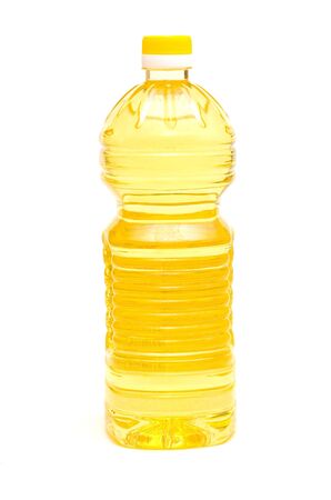 cooking oil on white backgroundの写真素材