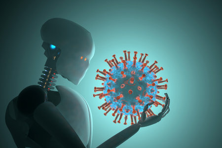 Robotic touch to virus examination and research for cure