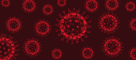 Corona Virus for background use, space for captions - covid-19 Microbiology And Virology Concept