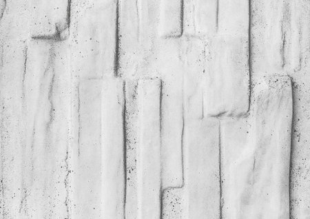 Old white stone fence wall texture background.