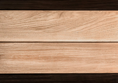 Wood light texture natural plank table or floor wooden background close-up.