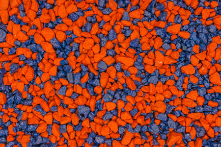 Colored Background Pebble Stones Decorative Abstract Interior Decoration Surface.の写真素材