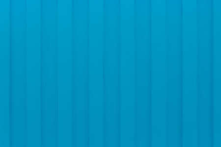 Blue Sheet Plate Painted Iron Fence Surface Metal Wall Texture Background.の写真素材