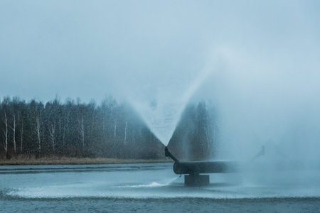 Old steel pipes of the water cooling pipeline system of the combined heat and power industrial...