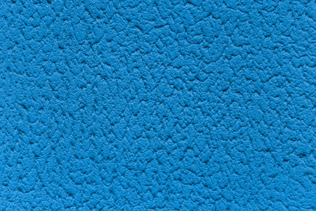 Blue Plaster Wall Texture Design Rough Pattern Abstract Stucco Background.