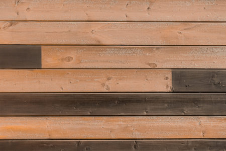 Texture of brown wooden floor boards abstract plank decorative wall background.