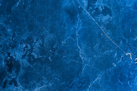 Marble Blue Floor Tile Texture Background Abstract Kitchen Pattern Bathroom Navy Design Grunge Ceramic Surface.の写真素材